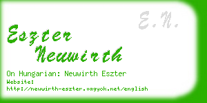 eszter neuwirth business card